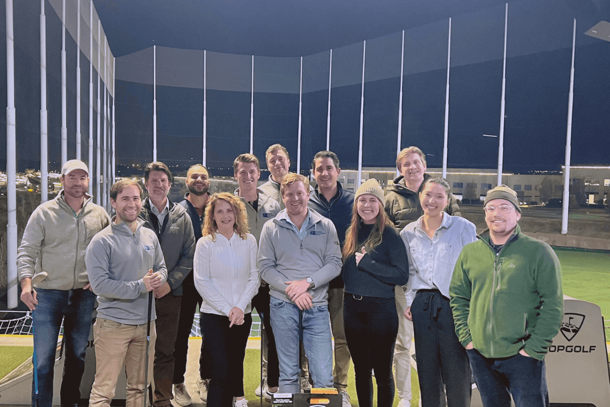 udg team at top golf