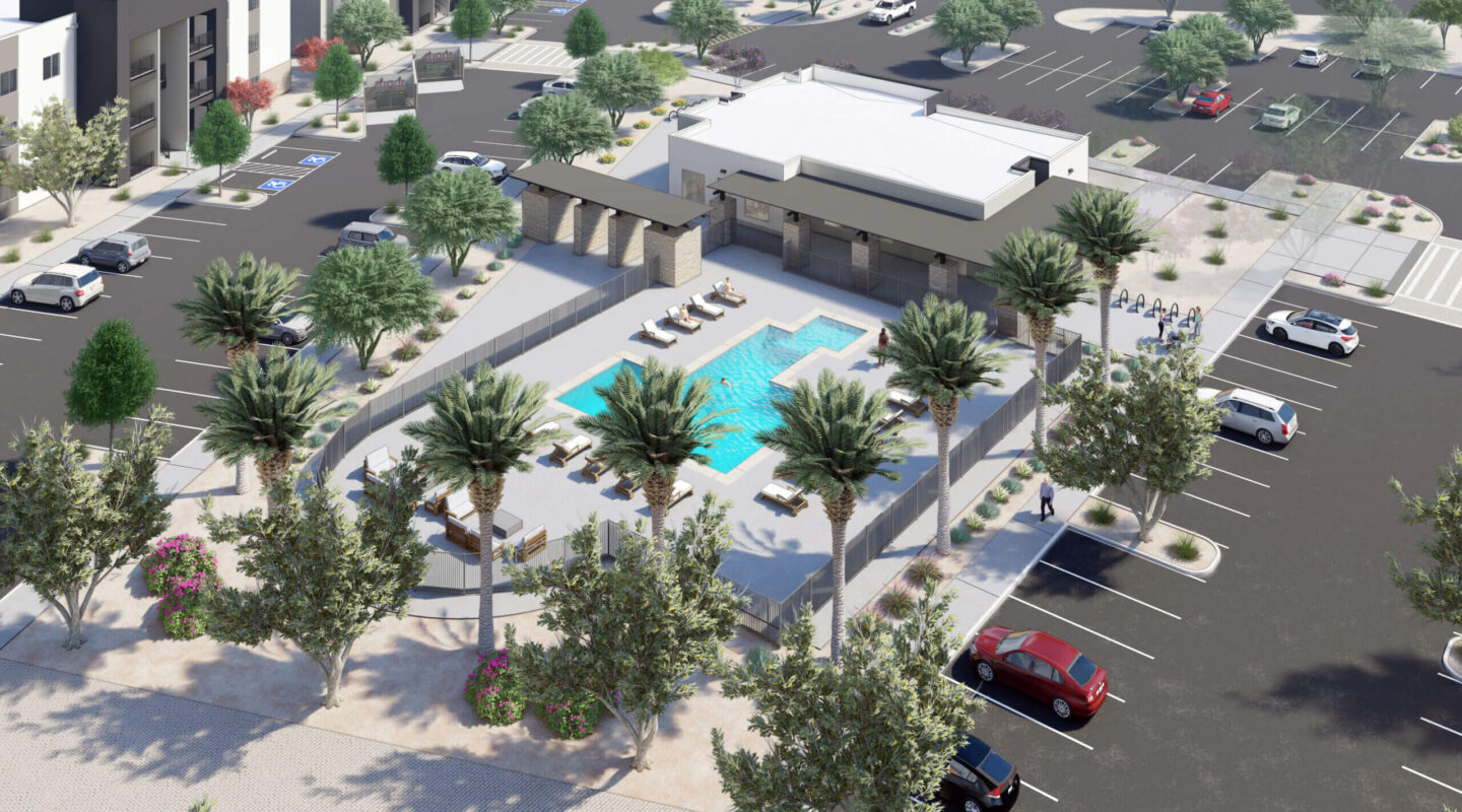 Rendering of The Acacia at Youngtown.