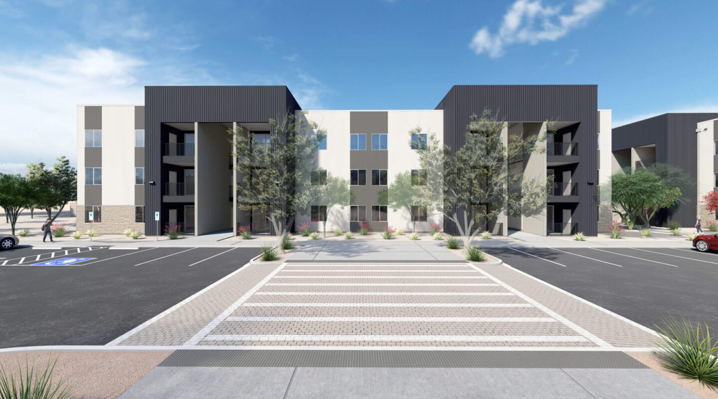 a rendering of the Acacia at Youngtown