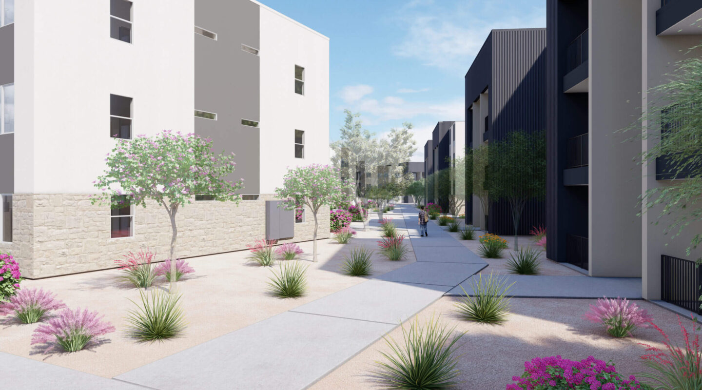 Rendering of The Acacia at Youngtown.