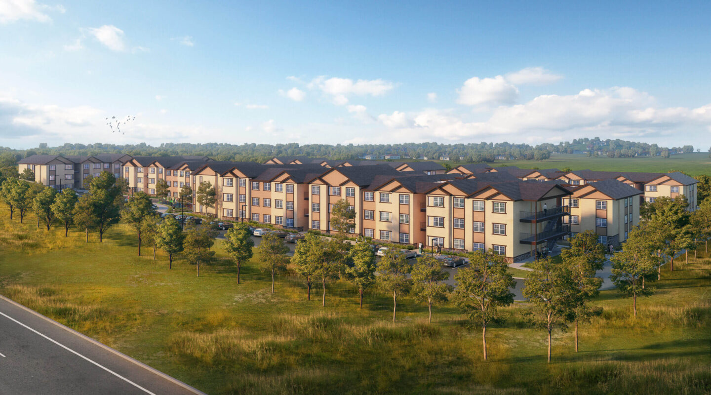 Rendering of Ponderosa Pines