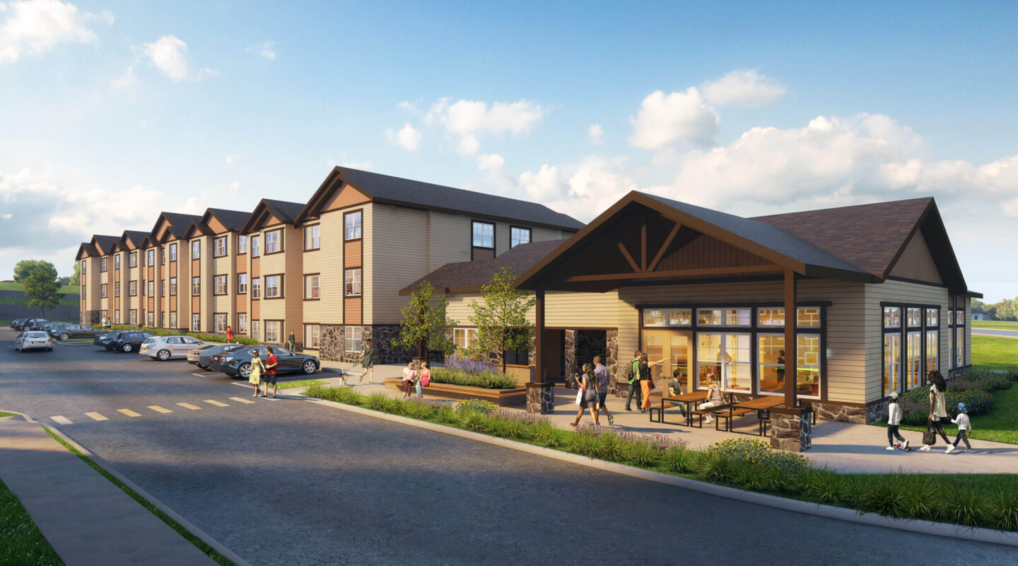 Rendering of Ponderosa Pines