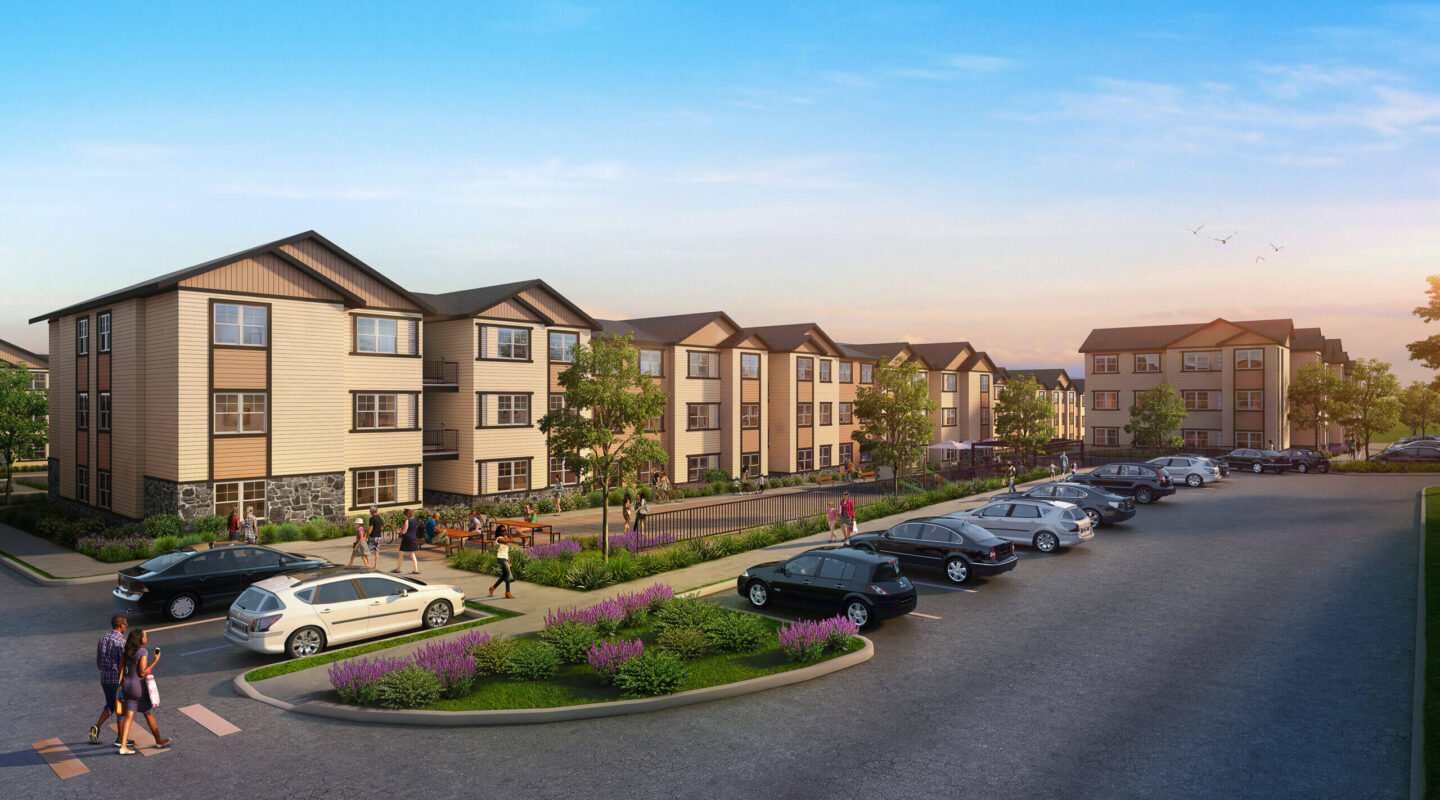 Rendering of Ponderosa Pines